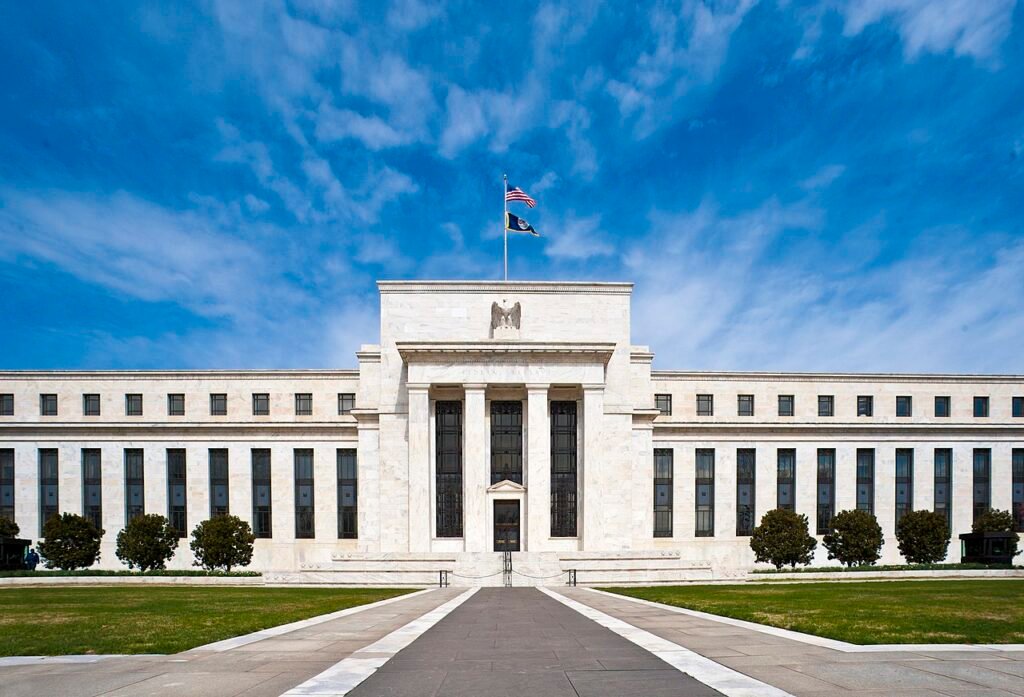 The Federal Reserve, a descendent of the Second Bank of the United States.