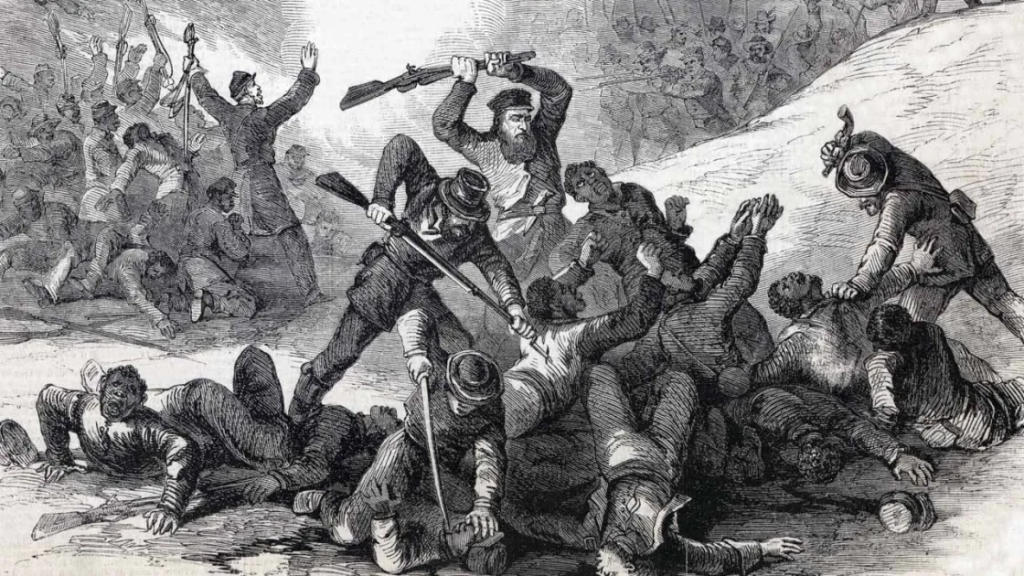 Battle of Fort Pillow, April 12, 1864 — controversial engagement involving Nathan Bedford Forrest