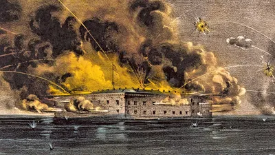 Bombardment of Fort Sumter, April 12–13, 1861, the event that triggered the American Civil War