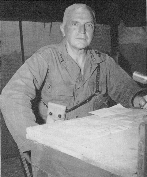 Simon Bolivar Buckner Jr.  A Confederate descendant, KIA in WWII.
