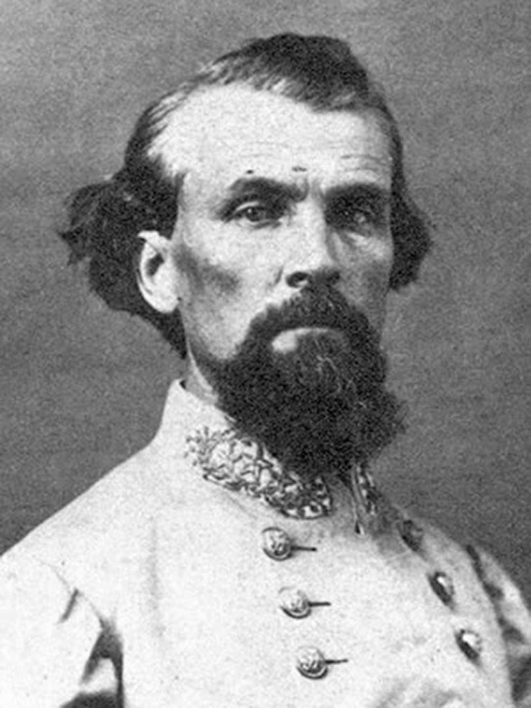 Nathan Bedford Forrest portrait, Confederate Lieutenant General known as the Wizard of the Saddle

