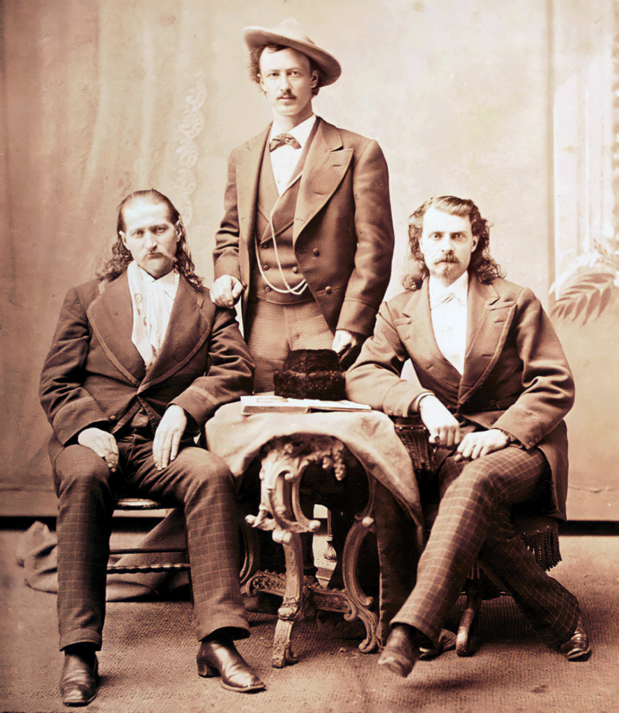Two Union and one Confederate from the Civil War, they worked together in the Wild West