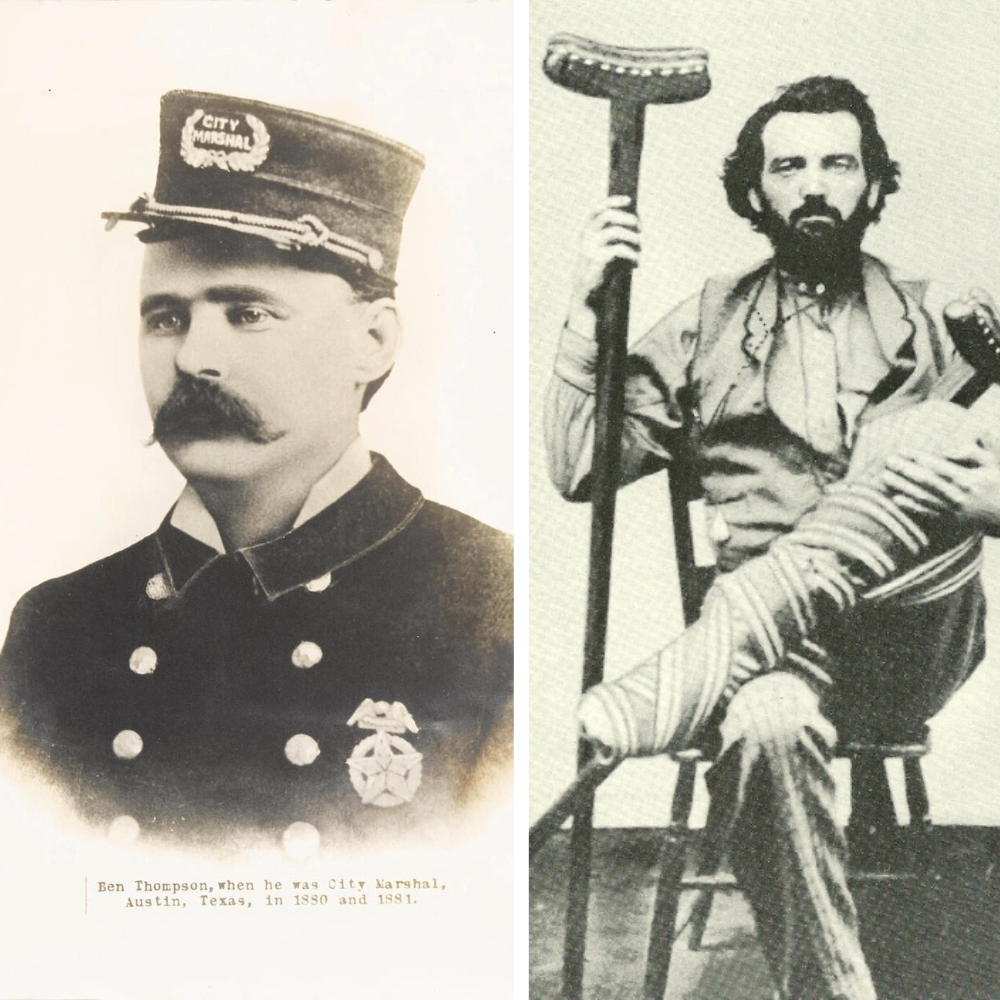 Two Confederate cavalrymen from the Civil War, both were two of the most feared gunfighters in the Wild West.